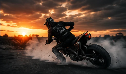 Supermoto drift
